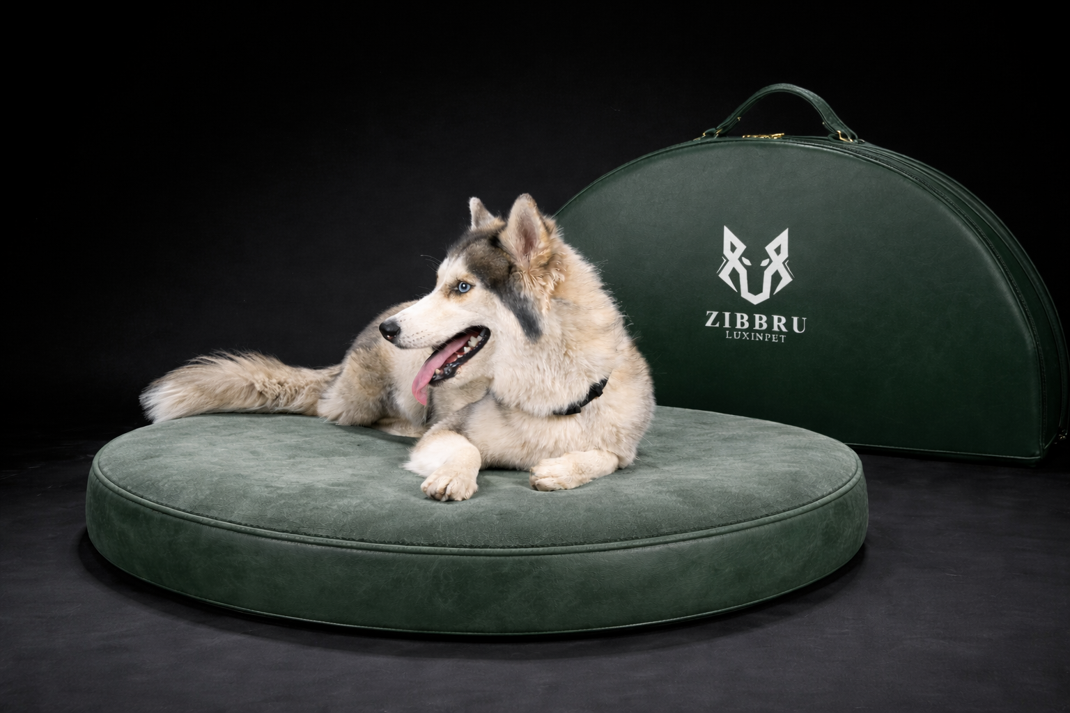 ZIBBRU FORM™  Orthopedic Pet Furniture Bed - Timber Green
